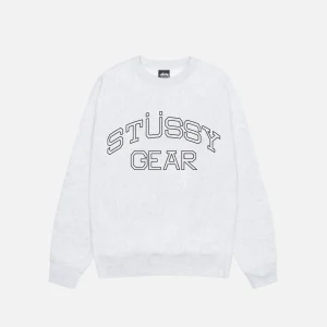 STÜSSY GEAR WHITE CREW