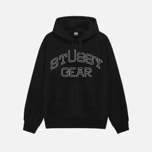 STUSSY GEAR HOODIE SORT