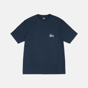 BASIC STÜSSY TEE- Blå