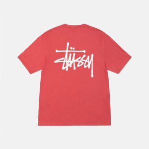 BASIC STÜSSY TEE RØD