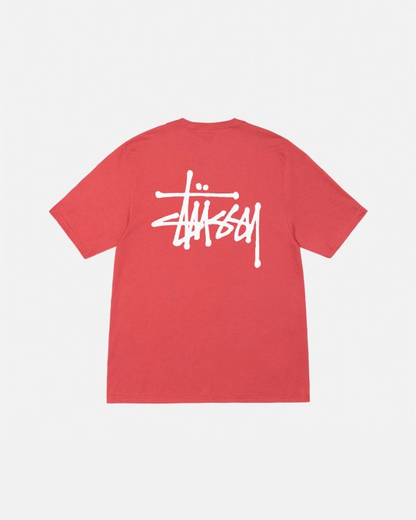 BASIC STÜSSY TEE RØD