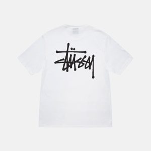 BASIC STÜSSY TEE- Hvid