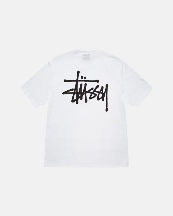 BASIC STÜSSY TEE- Hvid