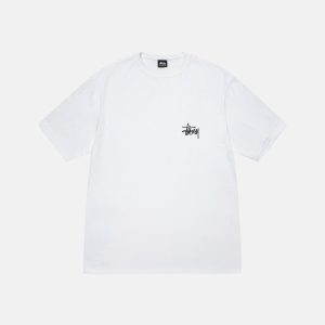 BASIC STÜSSY TEE- Hvid