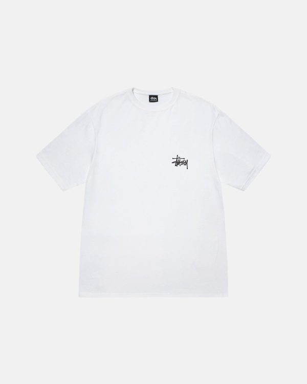 BASIC STÜSSY TEE- Hvid